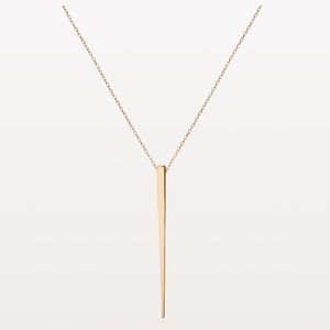 Yellow Gold AuRate Obelisk 18” Necklace